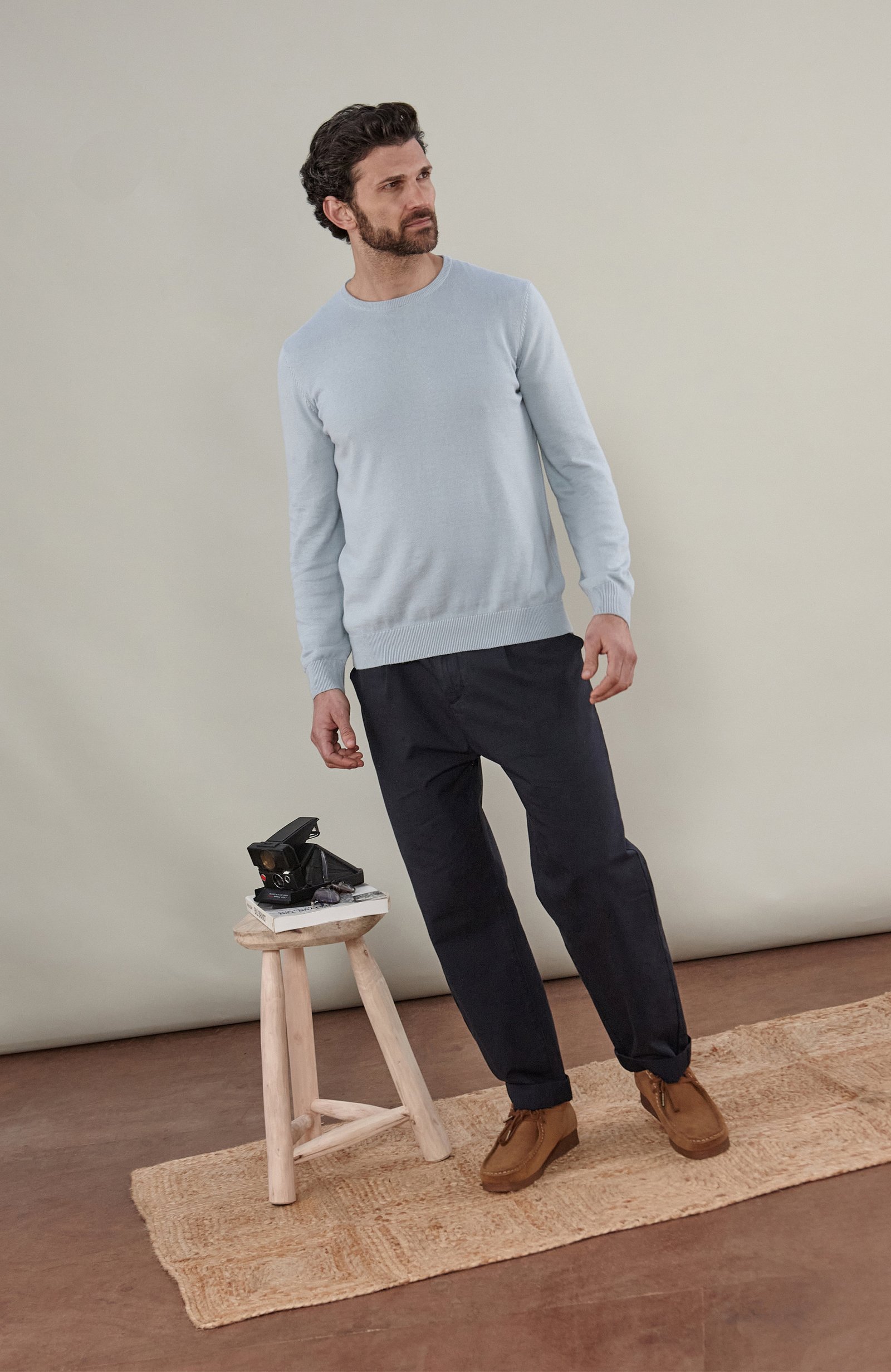 3474 chalk blue m el model mens cotton crew neck jumper 1 3f8792af fd62 441b 81b1 9c2500836db1 3474 chalk blue m el model mens cotton crew neck jumper 1 3f8792af fd62 441b 81b1 9c2500836db1