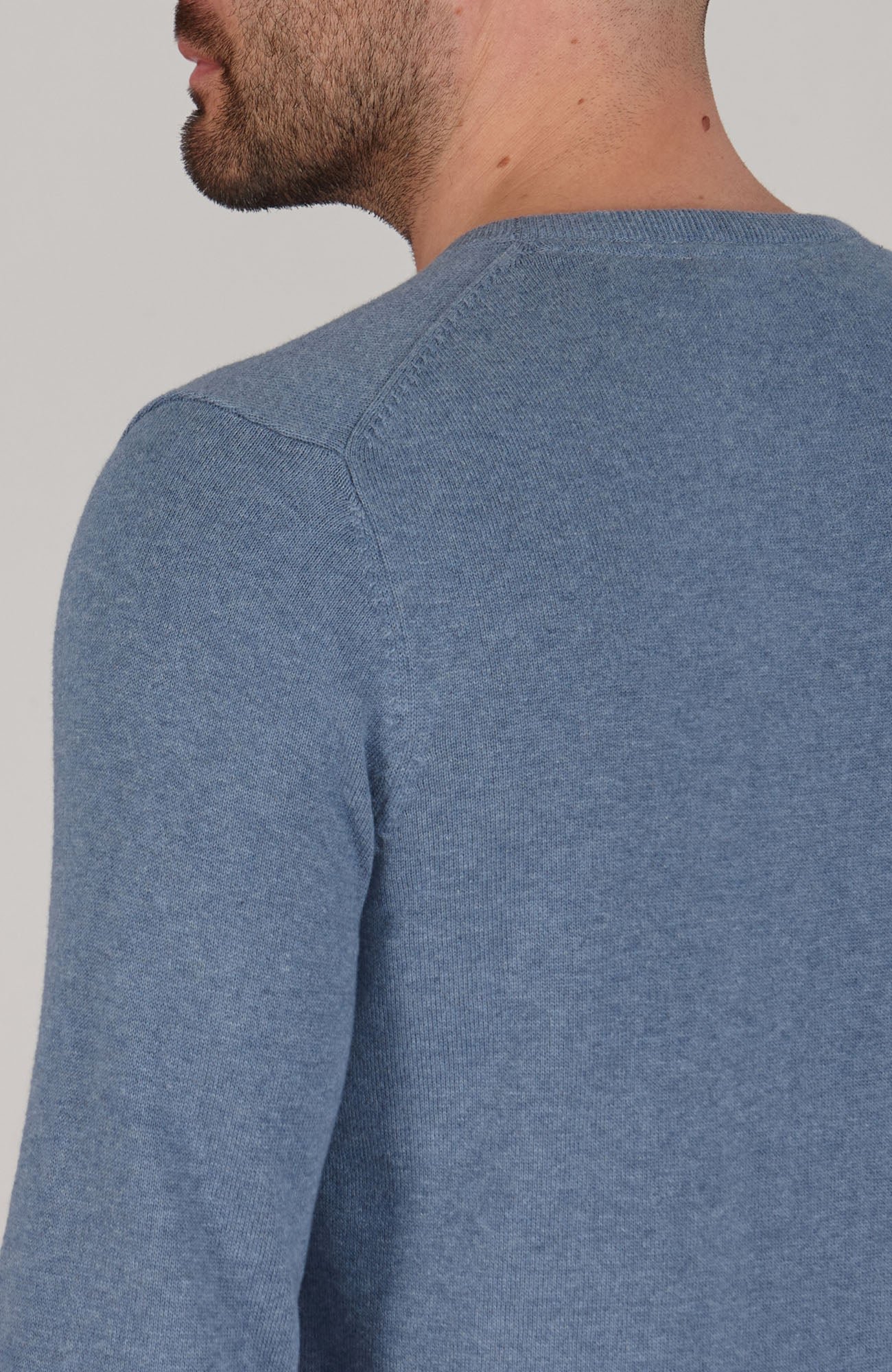 3474 denim blue model mens cotton crew neck jumper 8 1 3474 denim blue model mens cotton crew neck jumper 8 1