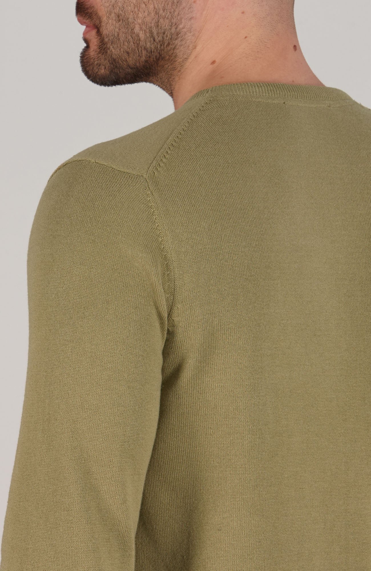 3474 light olive m model mens cotton crew neck jumper 9 3474 light olive m model mens cotton crew neck jumper 9