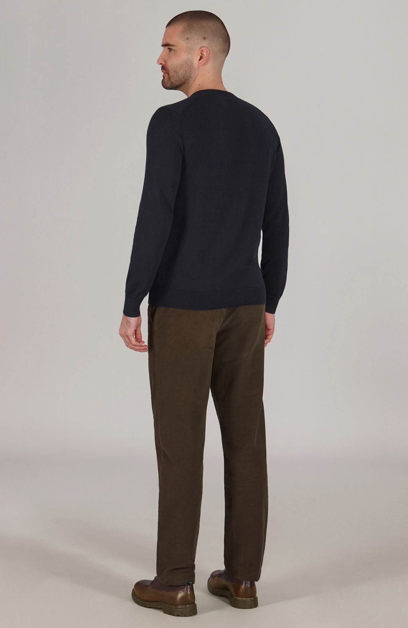 3474 navy m model mens cotton crew neck jumper 2 3474 navy m model mens cotton crew neck jumper 2