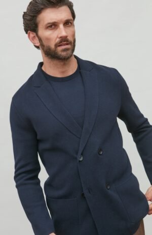 3853 navy m 3562 navy m el model mens cotton double breasted blazer 11