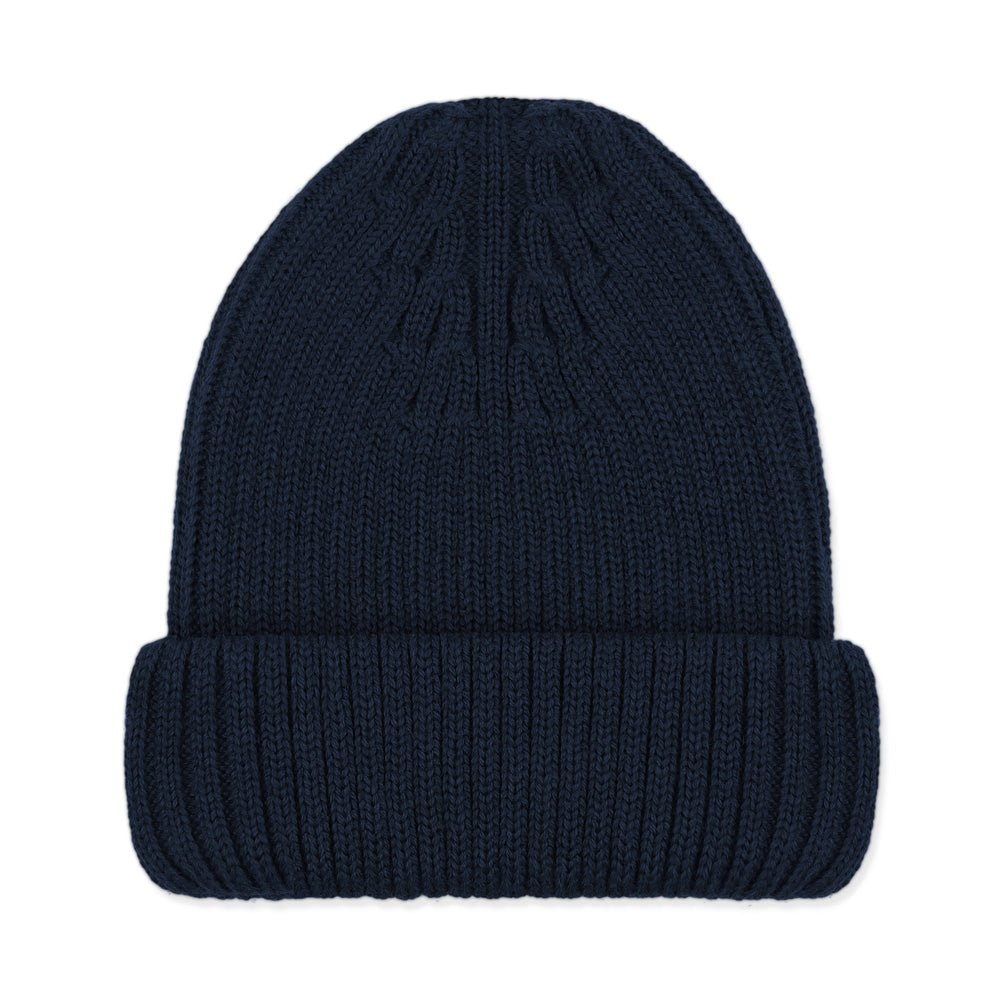 5097a navy pure fine merino ribbed beanie 5097a navy pure fine merino ribbed beanie