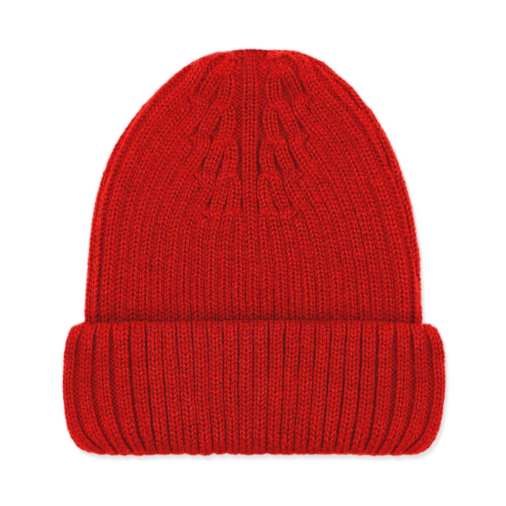 5097a red pure fine merino ribbed beanie 5097a red pure fine merino ribbed beanie