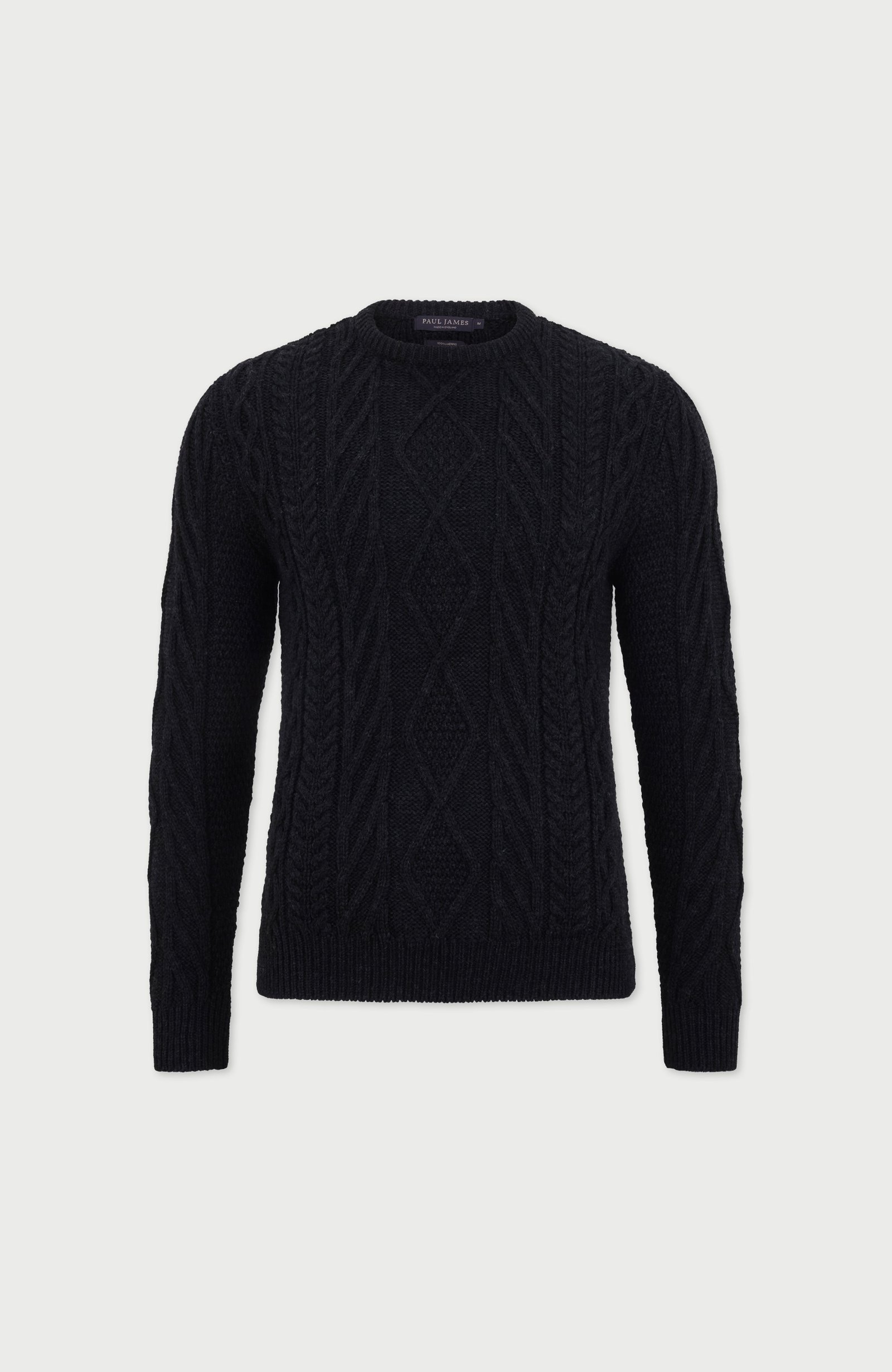 6852 black melange im mens chunky merino wool cable jumper front 71040019 a11a 43d6 ab39 34beed1b6de1 6852 black melange im mens chunky merino wool cable jumper front 71040019 a11a 43d6 ab39 34beed1b6de1
