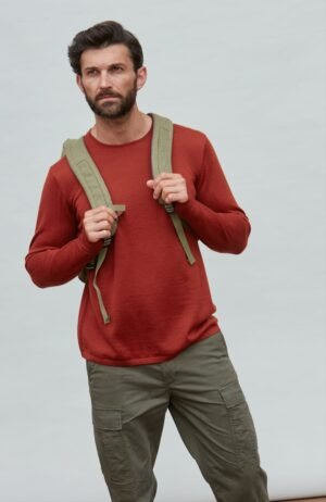 8086 spice l el model mens merino activewear heavyweight training top 6