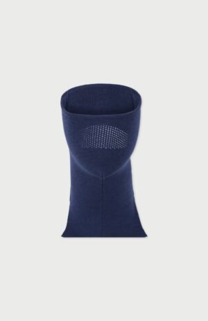 8088 dark denim im merino wool face mask with perforation front