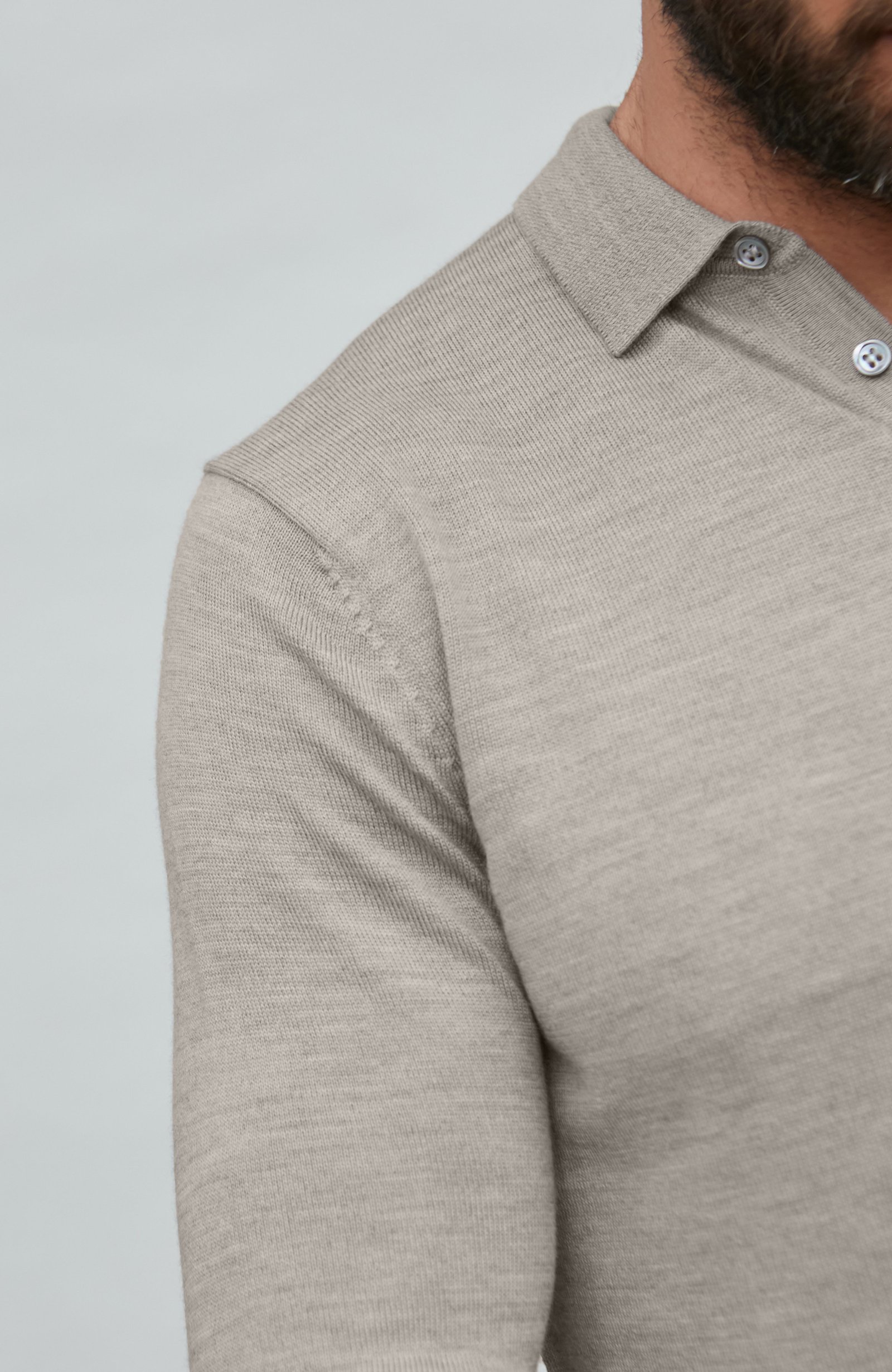 8186 barley m el model mens extra fine merino wool long sleeve polo shirt 7 8186 barley m el model mens extra fine merino wool long sleeve polo shirt 7