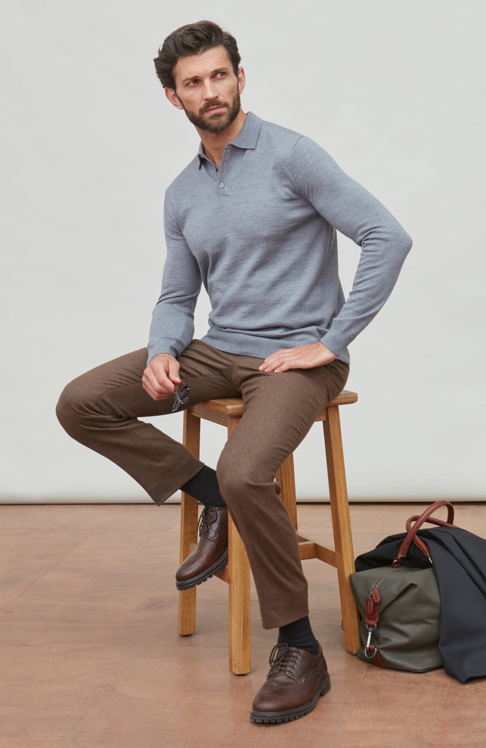 8186 mid grey m el model mens extra fine merino wool long sleeve polo shirt 1 81d63164 c089 49c0 9f46 823b0aa36bc0 8186 mid grey m el model mens extra fine merino wool long sleeve polo shirt 1 81d63164 c089 49c0 9f46 823b0aa36bc0