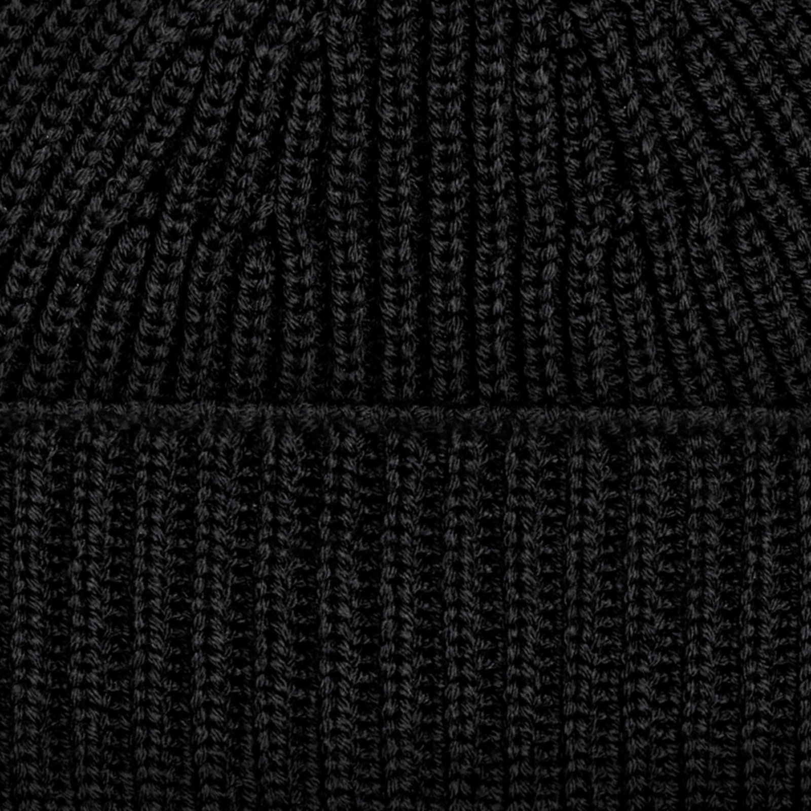 8193 black flat mens extra fine merino ribbed watch cap detail 8193 black flat mens extra fine merino ribbed watch cap detail
