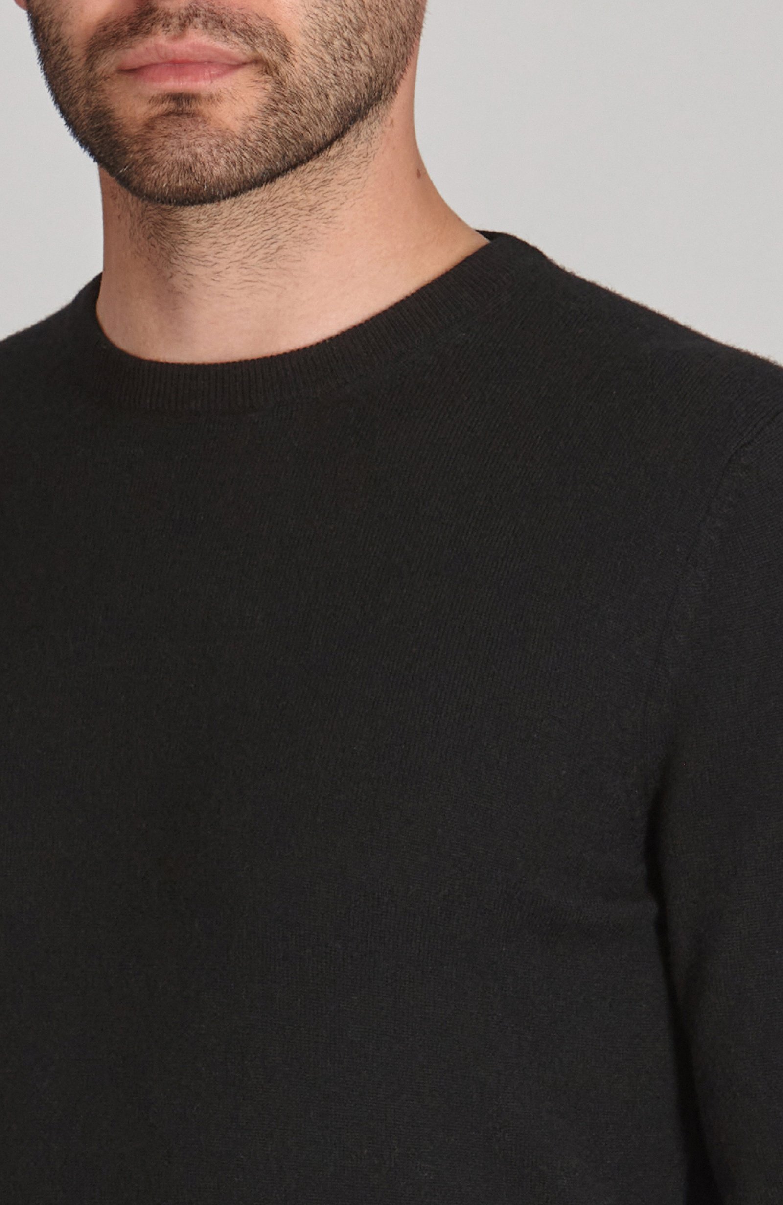 9030 black model mens merino cashmere crew neck jumper 6 9030 black model mens merino cashmere crew neck jumper 6