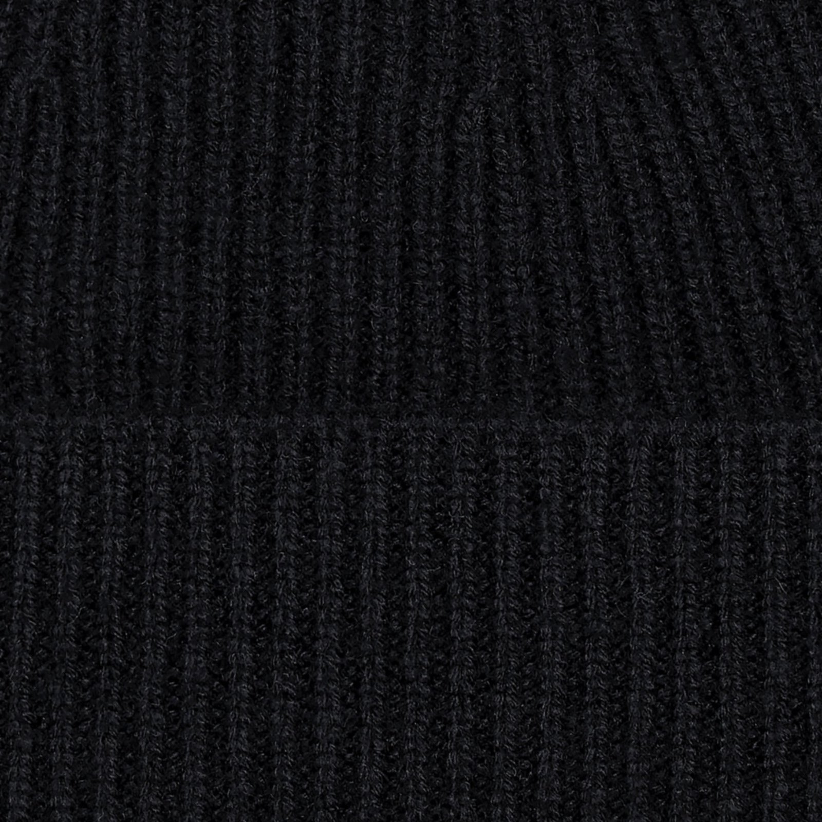 9040 black flat mens merino cashmere single fold ribbed beanie detail 9040 black flat mens merino cashmere single fold ribbed beanie detail