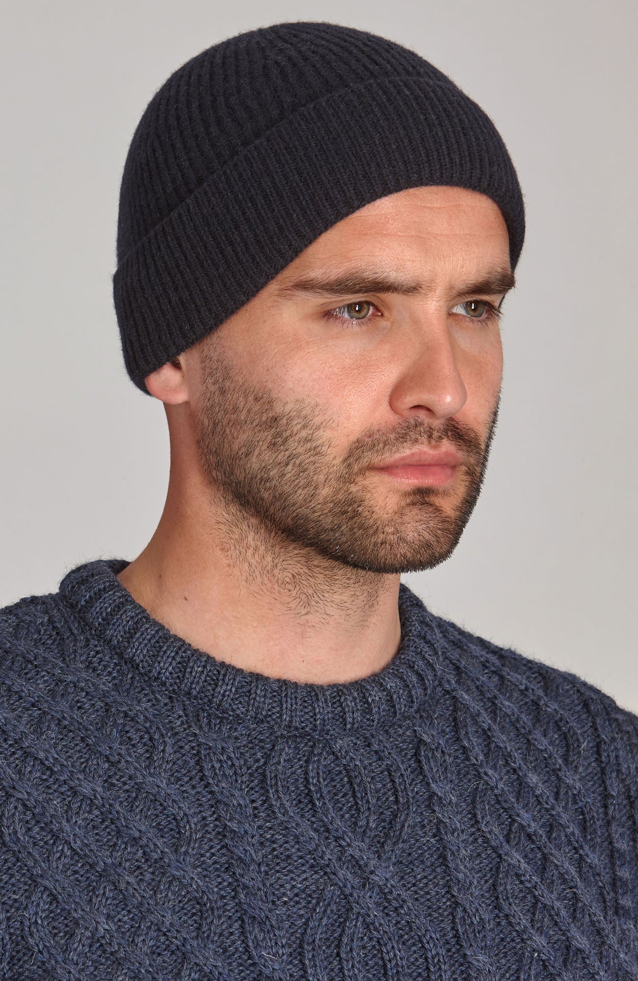 9040 submarine 4911 denim model mens single fold ribbed beanie 3 9040 submarine 4911 denim model mens single fold ribbed beanie 3