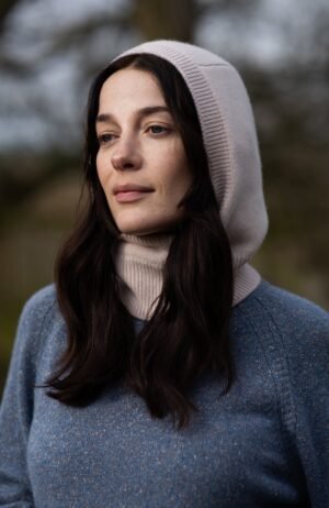 9041 oyster 10221 light blue lo model merino cashmere single jersey balaclava 2