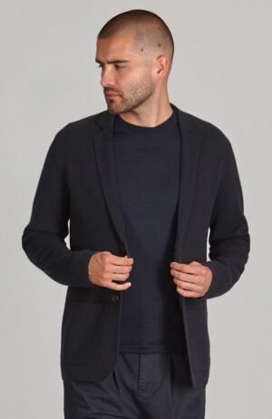 9045 navy model mens merino cashmere blazer 7