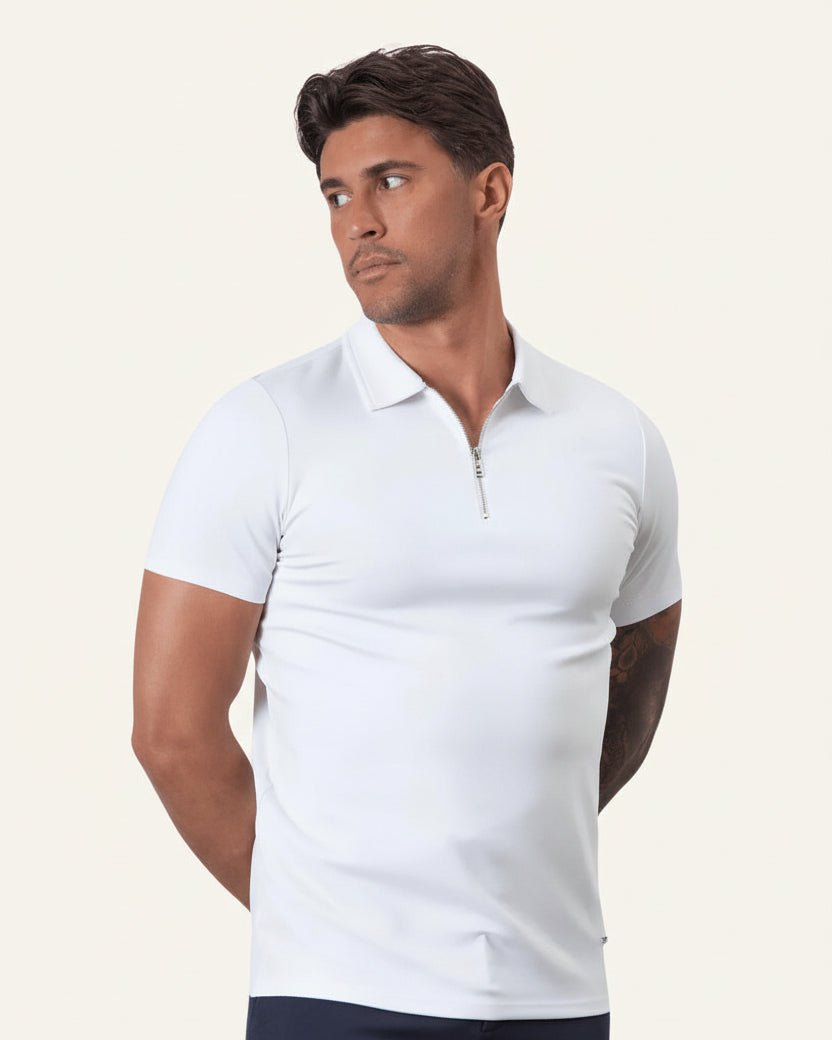 camisa polo masculina old money com meio z per perion branco camisa polo masculina old money com meio z per perion branco