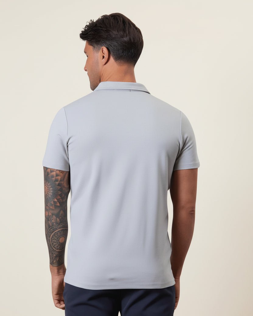 camisa polo masculina old money com meio z per perion cinza 2 camisa polo masculina old money com meio z per perion cinza 2