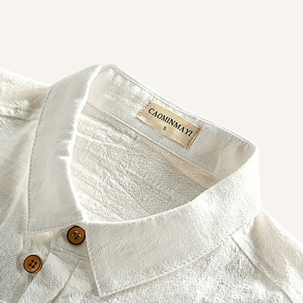 camisa polo masculina de linho salerno branca 2 camisa polo masculina de linho salerno branca 2