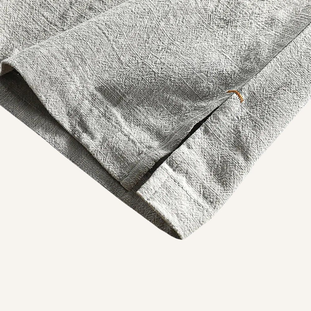 camisa polo masculina de linho salerno cinza claro 5 camisa polo masculina de linho salerno cinza claro 5