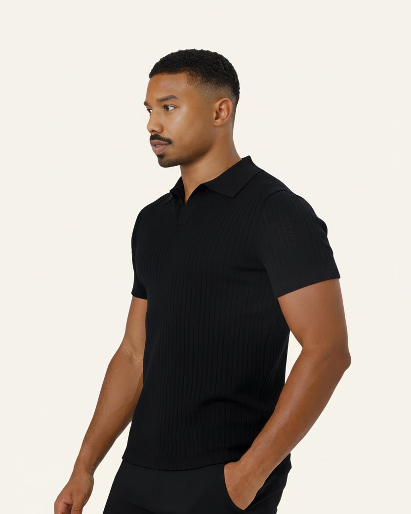 camisa polo masculina de malha old money saville preta 1 camisa polo masculina de malha old money saville preta 1