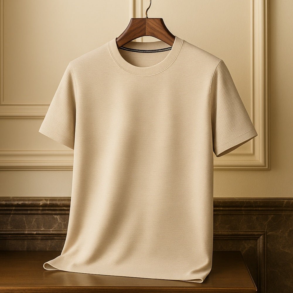 camiseta masculina old money b sica texturizada belmont bege 9 camiseta masculina old money b sica texturizada belmont bege 9