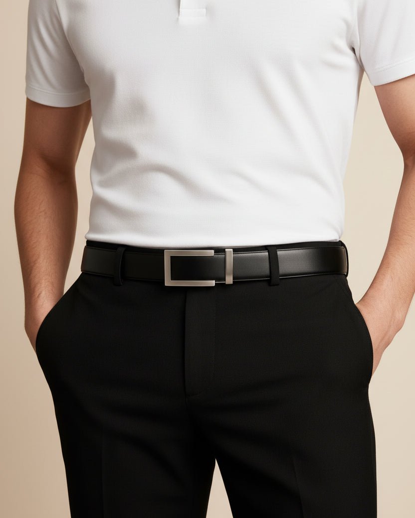 cinto de couro masculino monarch civano preto fivela prata 4 cinto de couro masculino monarch civano preto fivela prata 4