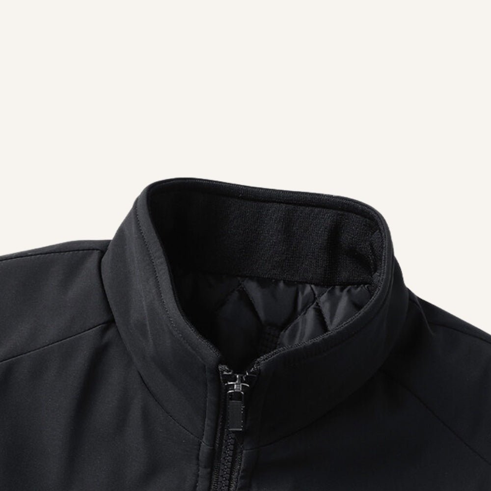 jaqueta masculina de inverno forrada samour preta detalhesc jaqueta masculina de inverno forrada samour preta detalhesc
