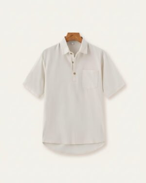 linen polo shirt casablanca 7