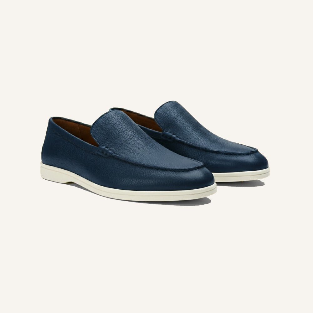 loafer masculino de couro de vaca pelleni verde 2 loafer masculino de couro de vaca pelleni verde 2