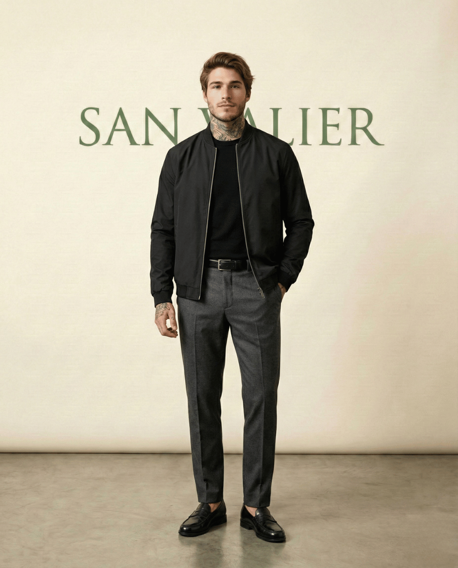 men sblackbomberjacket axissanvalier 9 men sblackbomberjacket axissanvalier 9