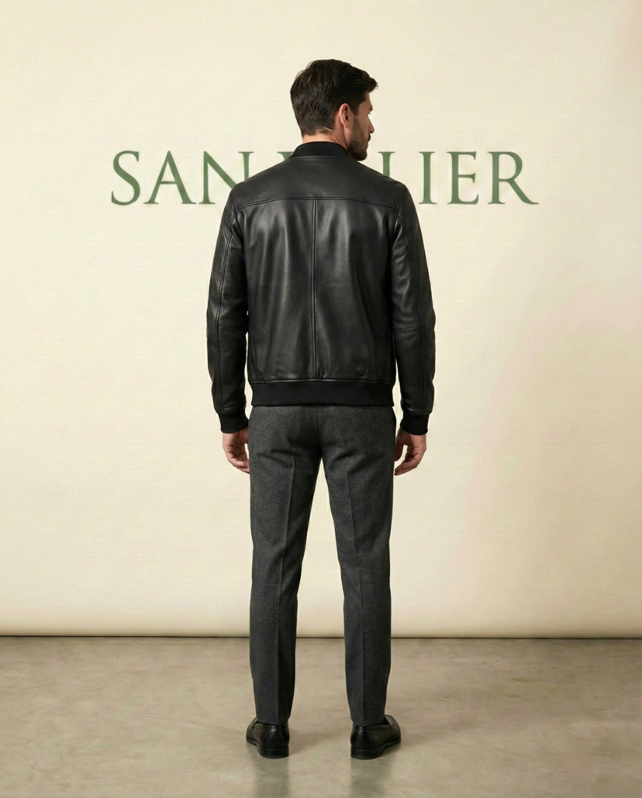 men s leather jacket gran nero san valier 7 1 men s leather jacket gran nero san valier 7 1