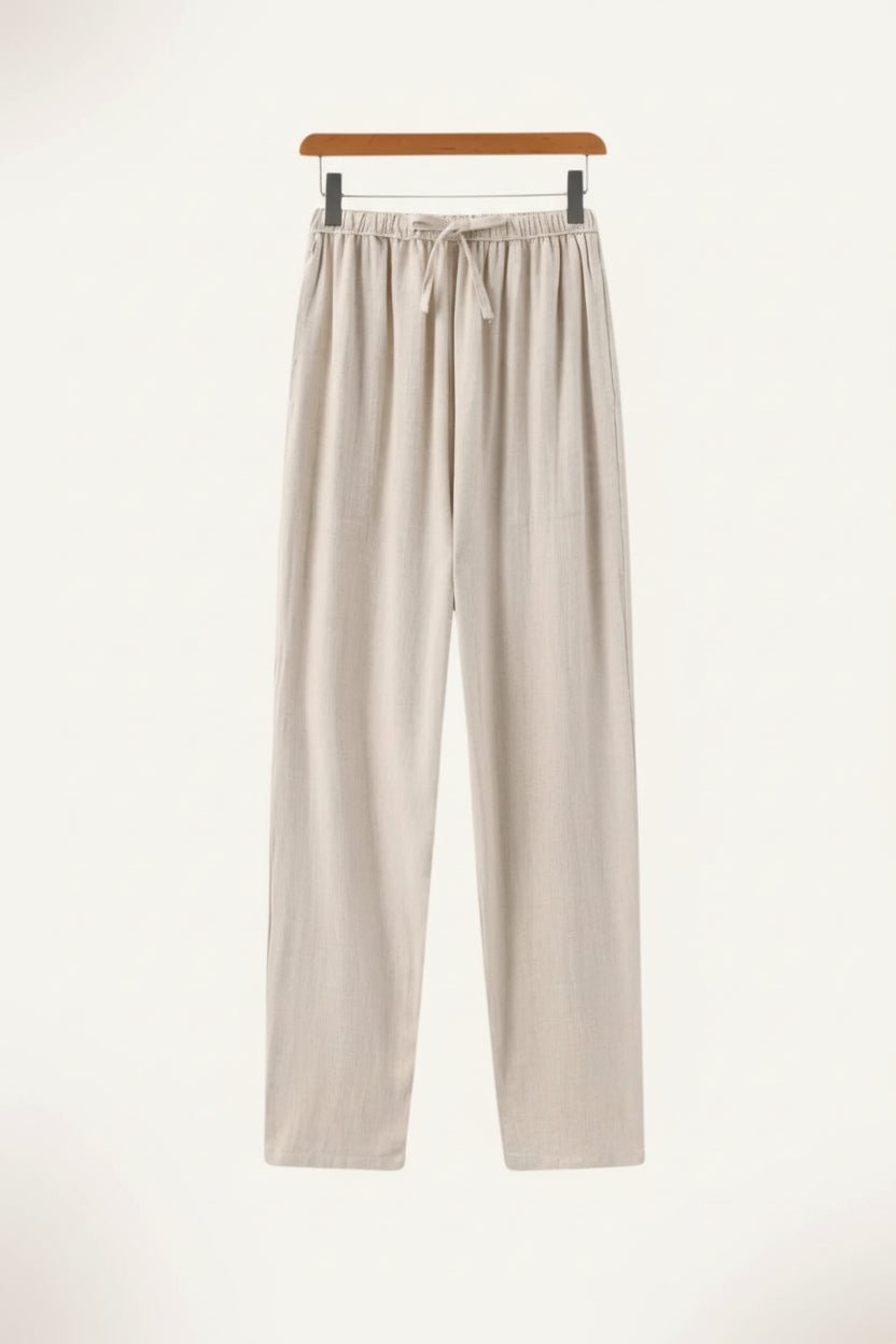 men s slim fit linen trousers milford beige men s slim fit linen trousers milford beige