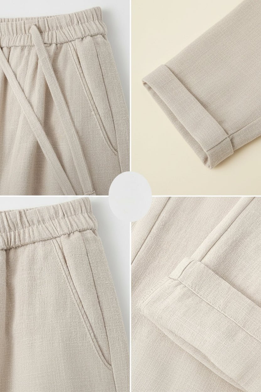 men s slim fit linen trousers milford beige 3 men s slim fit linen trousers milford beige 3