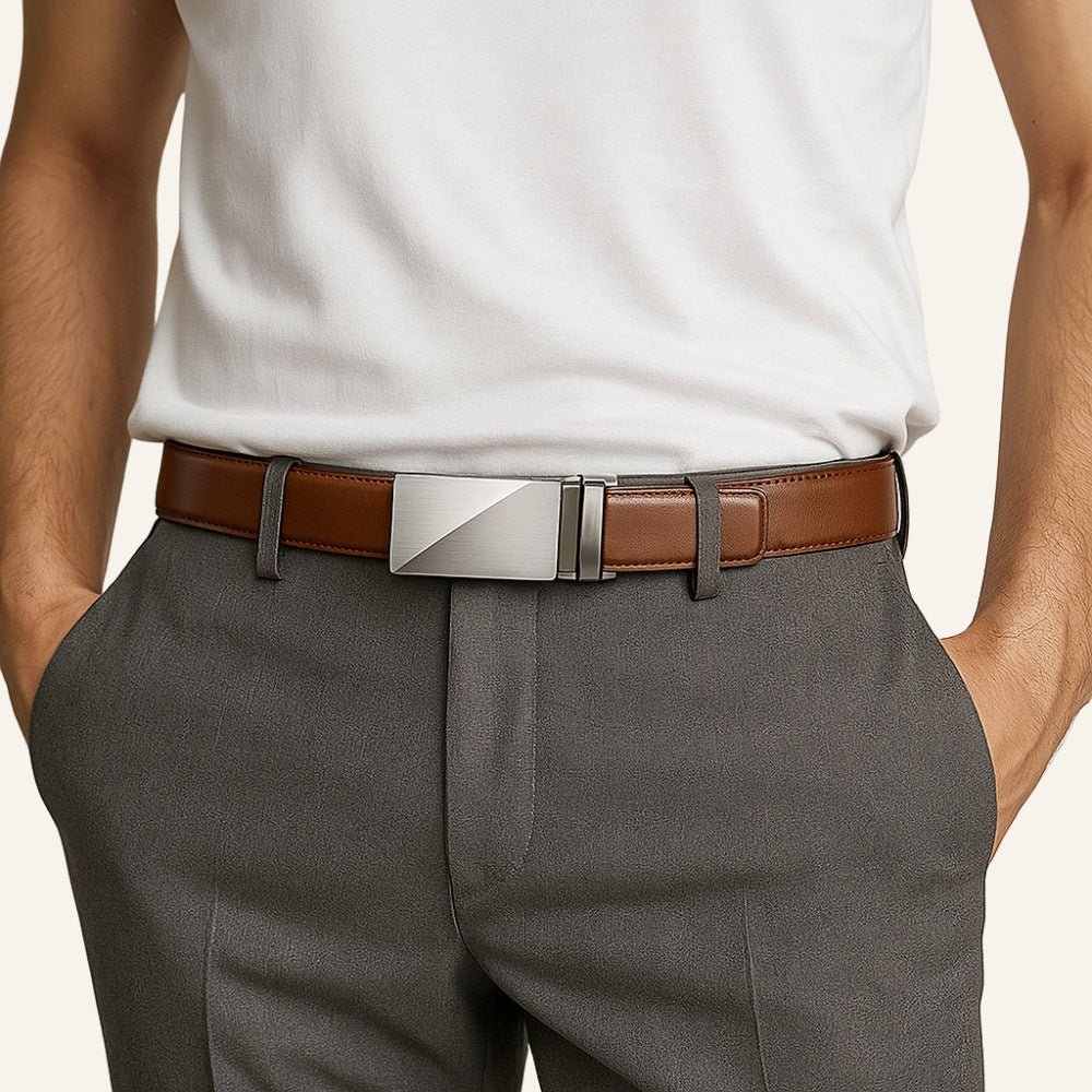 mens premium leather belt regener brown 3 mens premium leather belt regener brown 3