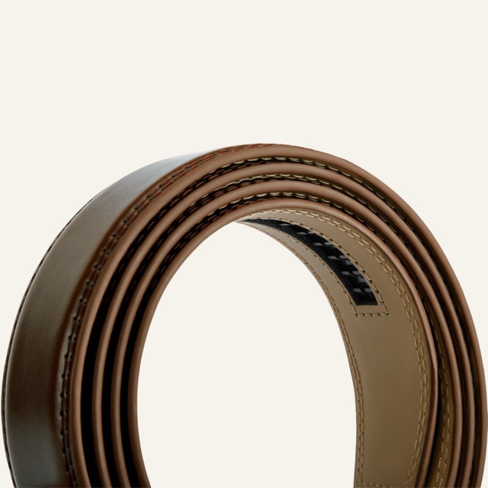 mens premium leather belt regener brown 5 mens premium leather belt regener brown 5
