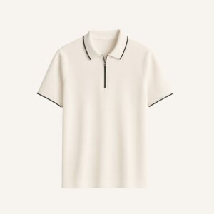 mens quarterzip polo manttan