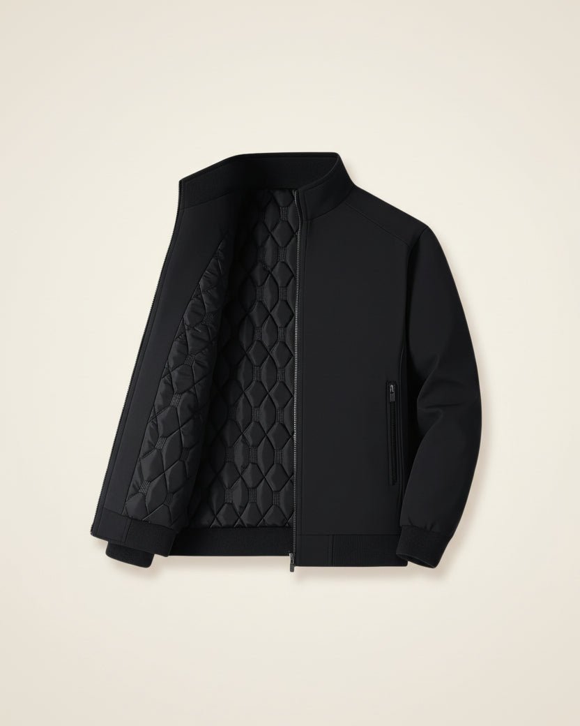 mens samour lined winter jacket black mens samour lined winter jacket black