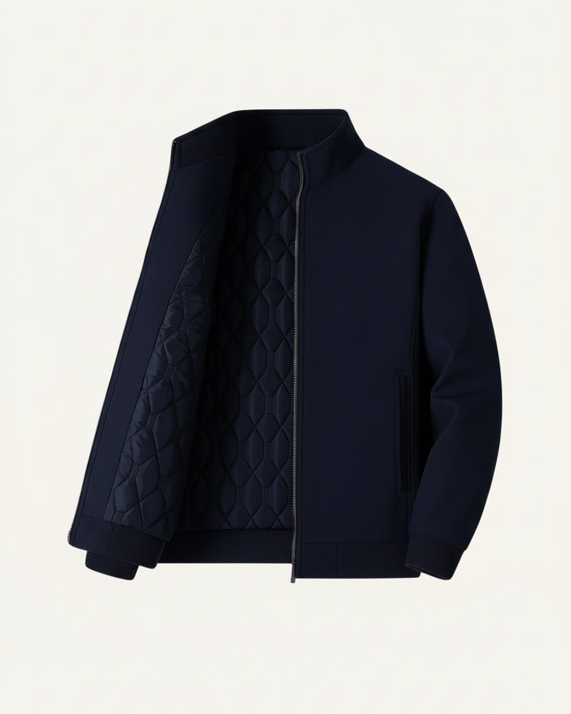 mens samour lined winter jacket navy blue mens samour lined winter jacket navy blue