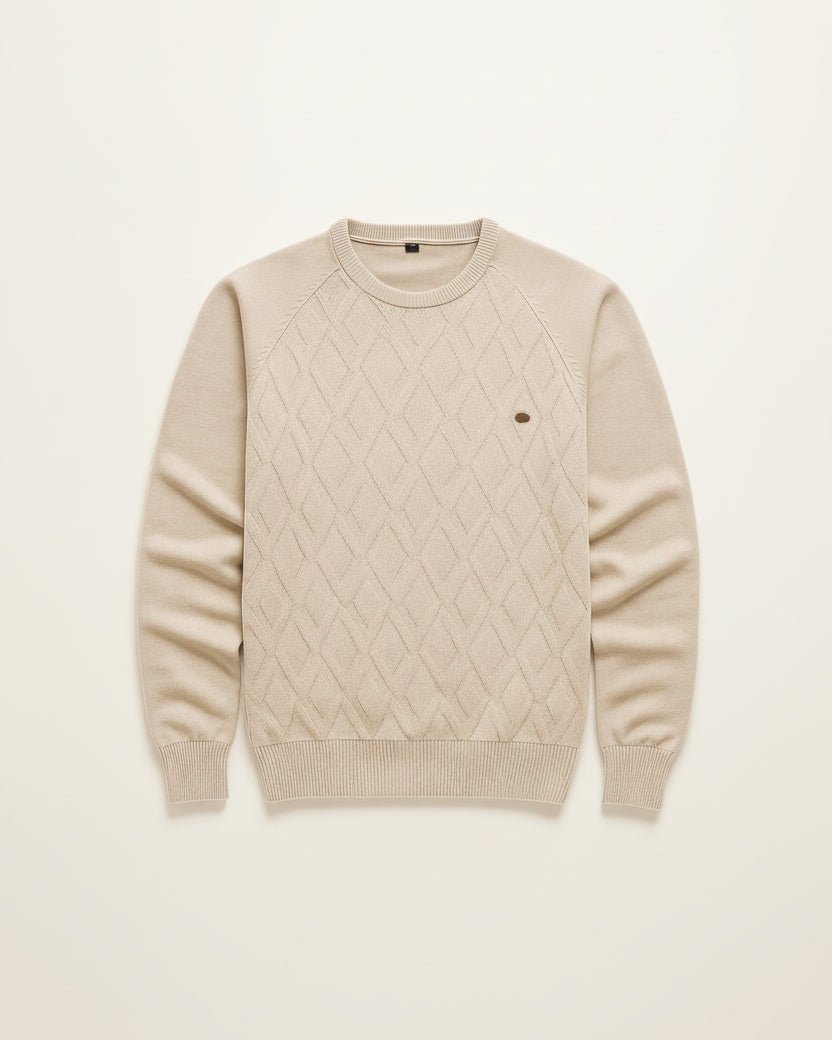 mens sweater pesson classic beige mens sweater pesson classic beige