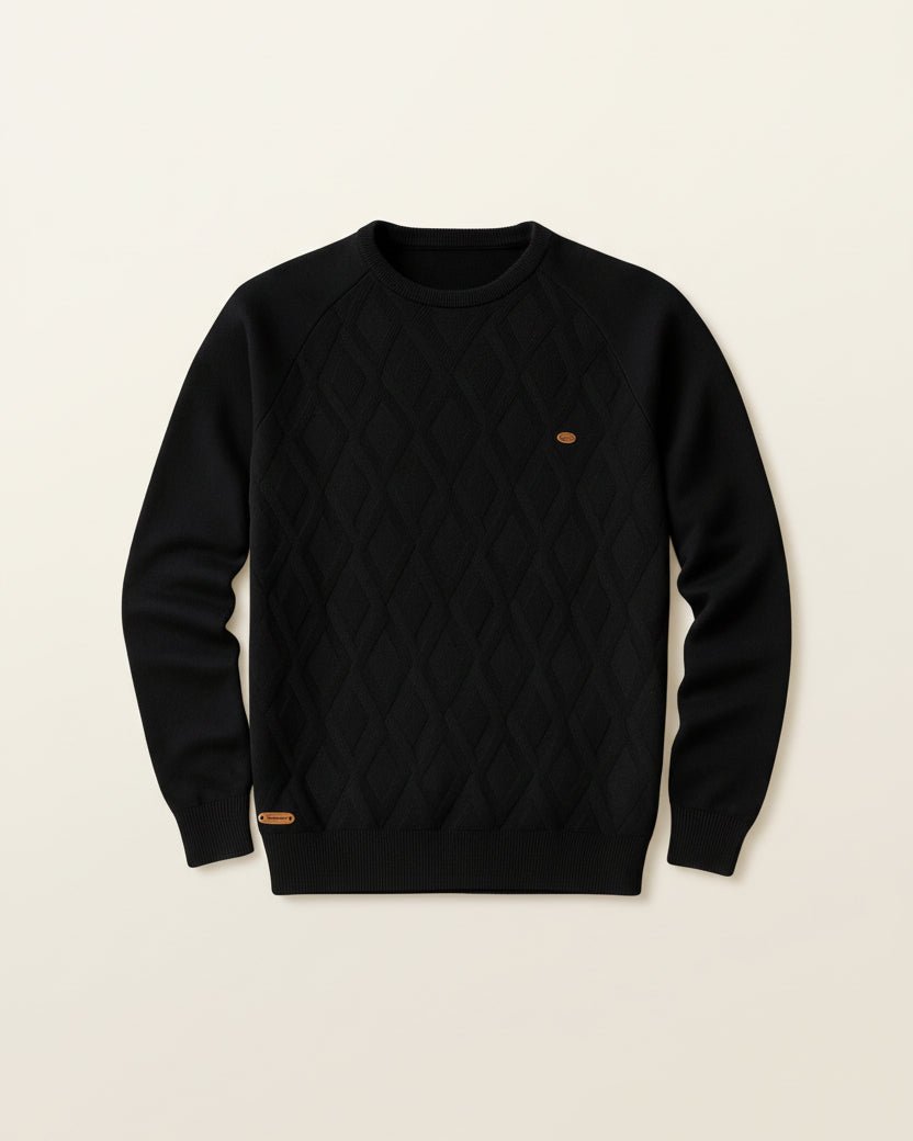 mens sweater pesson classic black mens sweater pesson classic black