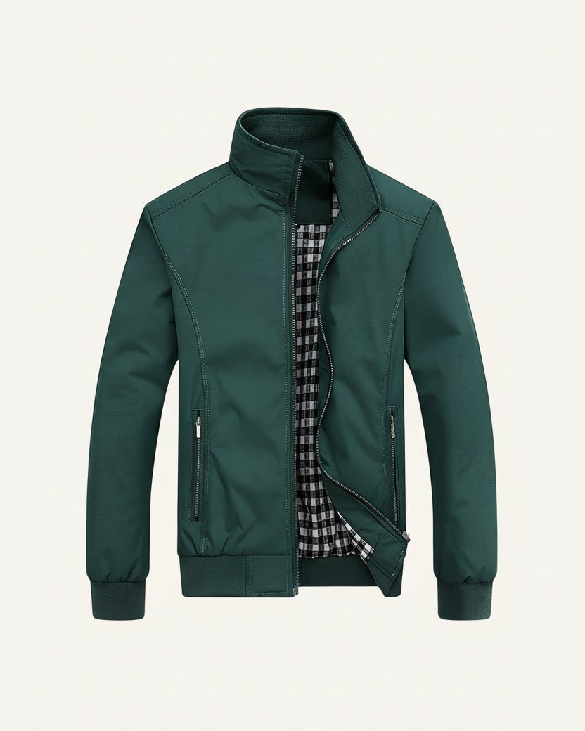mens winter lined jacket becker green mens winter lined jacket becker green