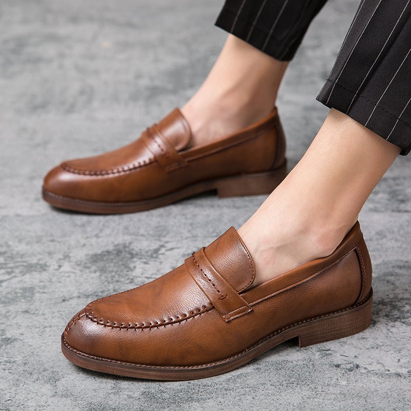mocassim de couro masculino sarri marrom 2 mocassim de couro masculino sarri marrom 2
