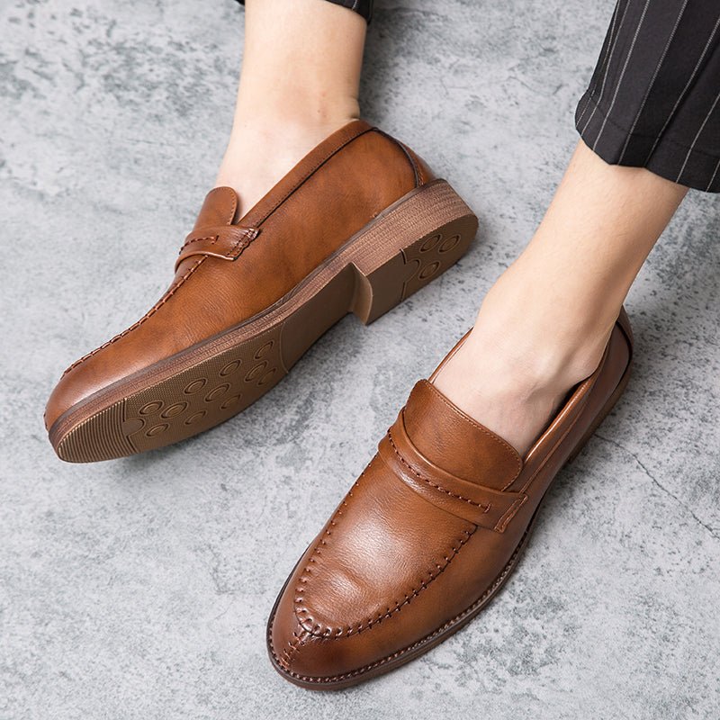 mocassim de couro masculino sarri marrom 3 mocassim de couro masculino sarri marrom 3