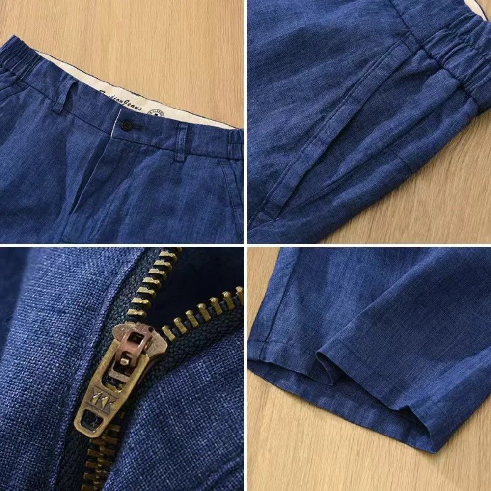 short masculino 100 linho old money parissan azul marinho 3 short masculino 100 linho old money parissan azul marinho 3