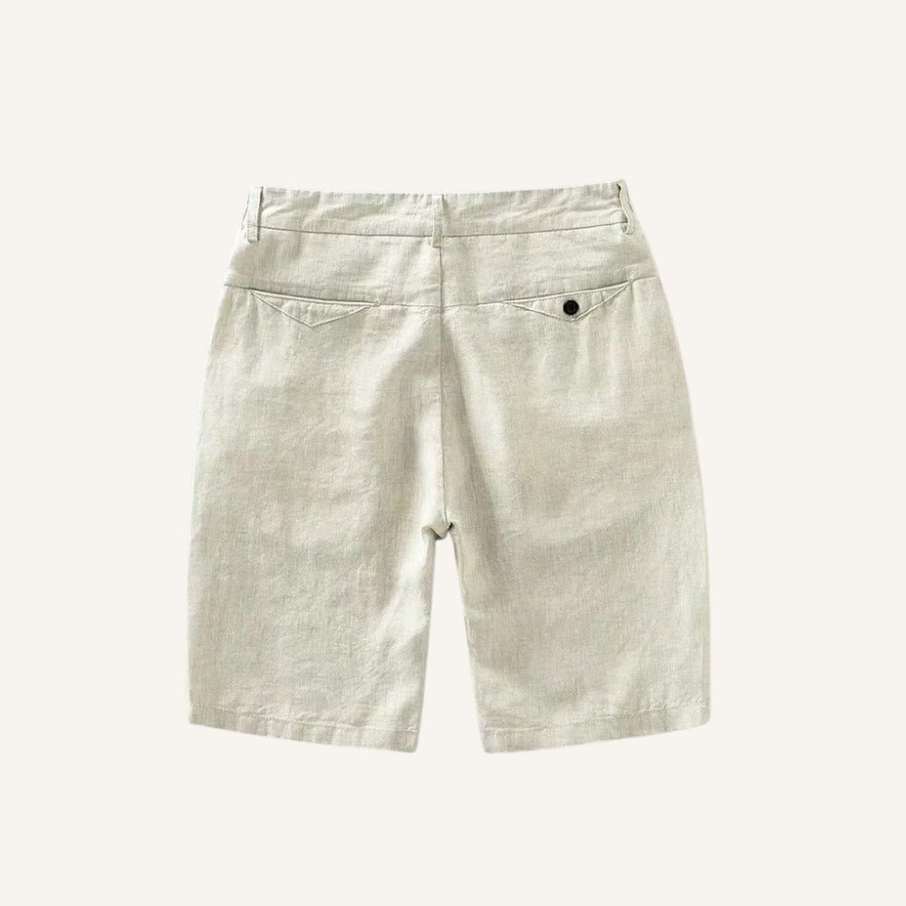 short masculino 100 linho old money parissan bege 2 short masculino 100 linho old money parissan bege 2