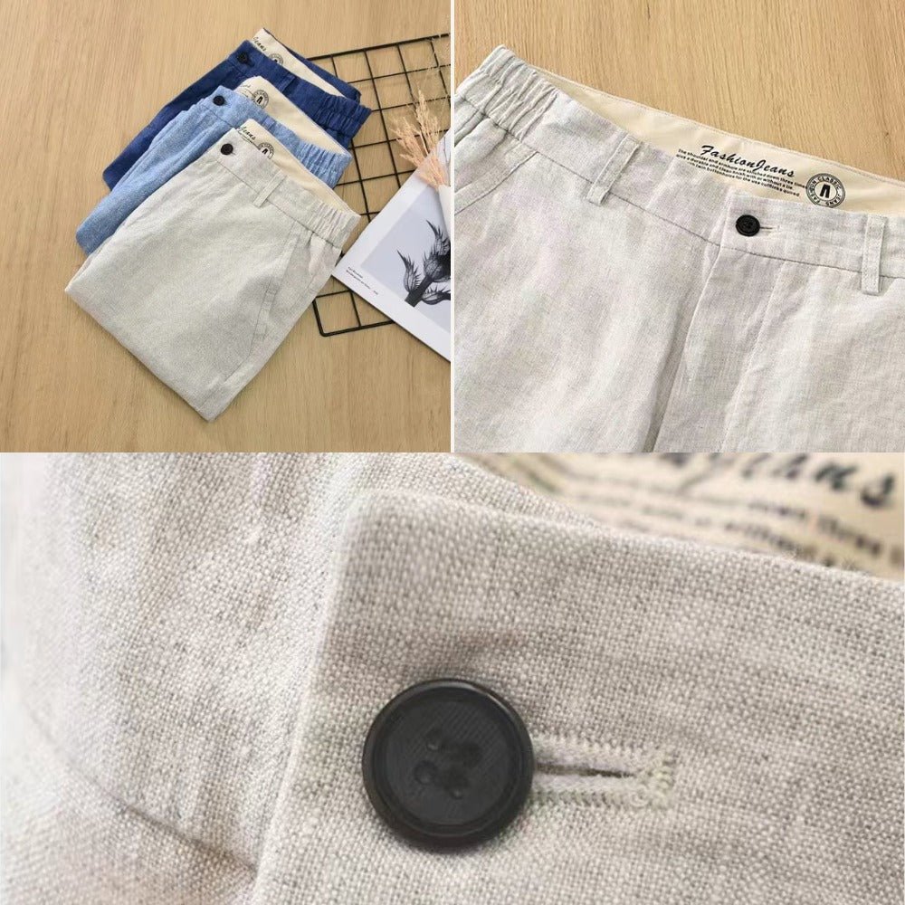 short masculino 100 linho old money parissan bege 3 short masculino 100 linho old money parissan bege 3