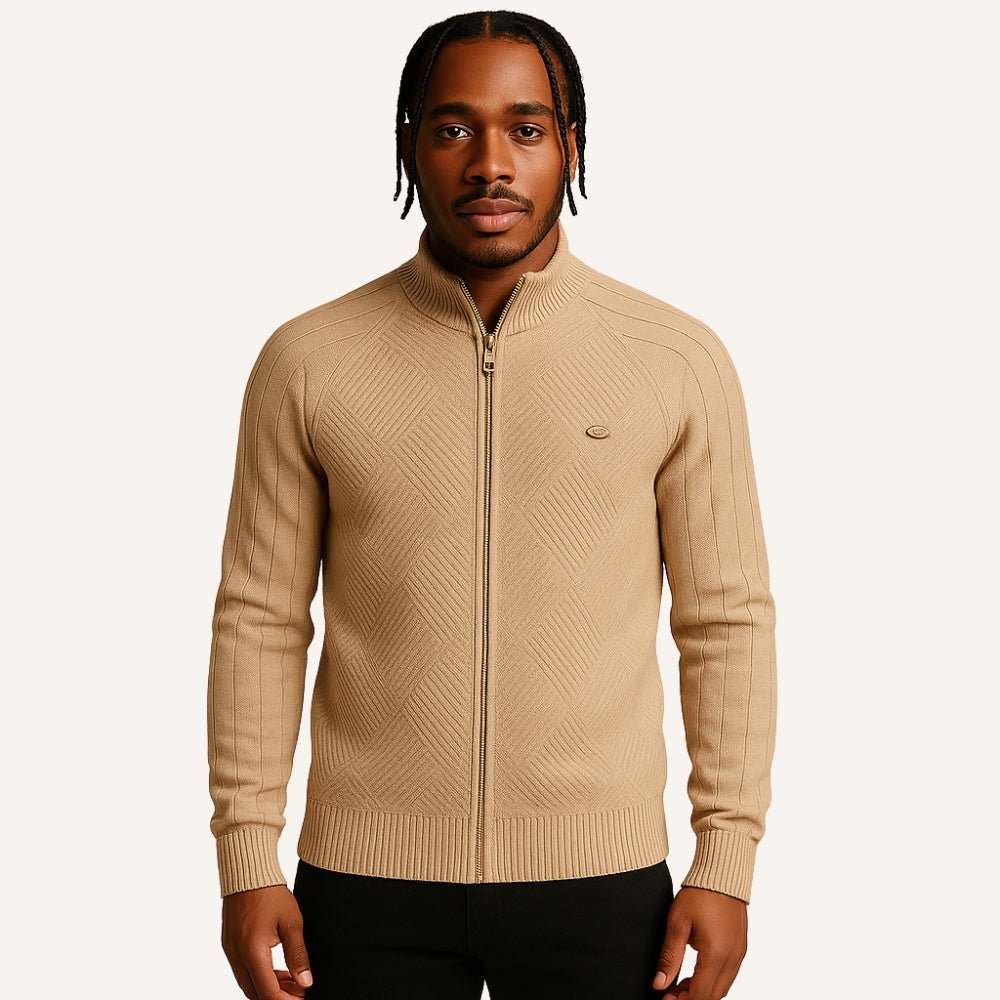 sueter masculino com ziper pesson arno bege 1 sueter masculino com ziper pesson arno bege 1
