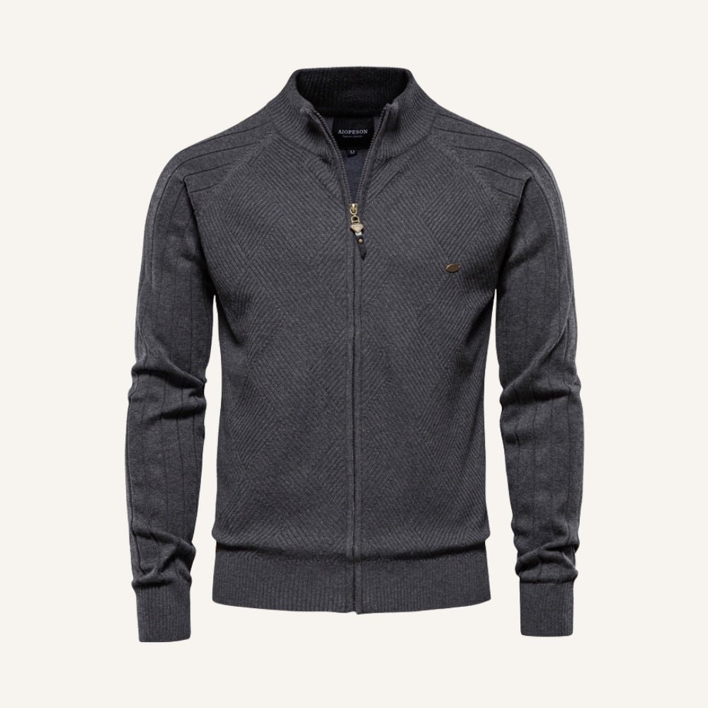 sueter masculino com ziper pesson arno cinza sueter masculino com ziper pesson arno cinza