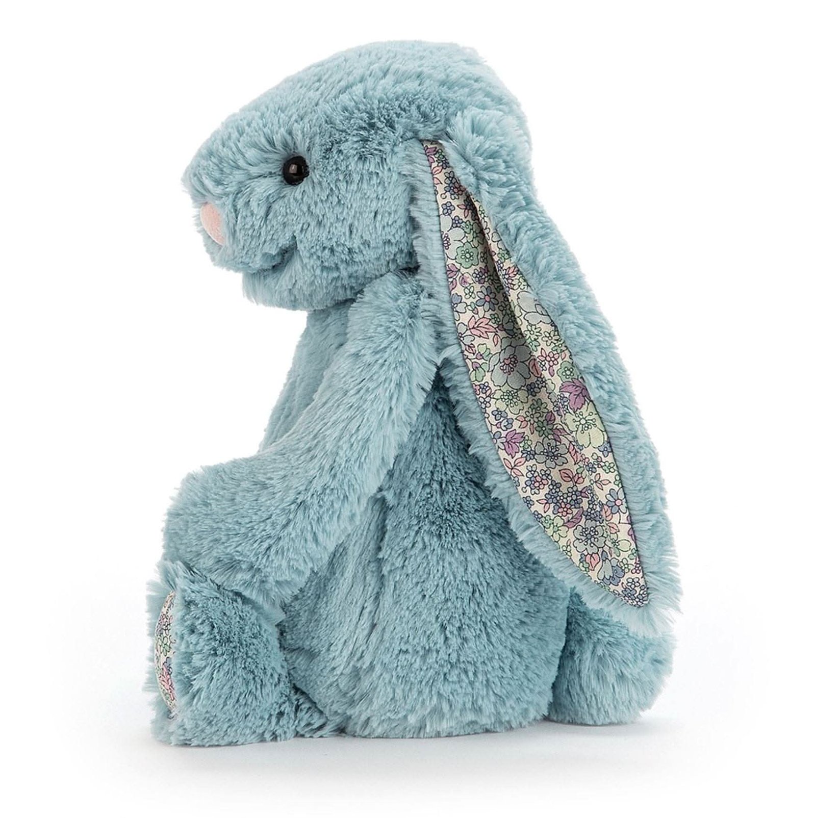 bashful blossom aqua bunny medium soft toy jellycat 140277 bashful blossom aqua bunny medium soft toy jellycat 140277