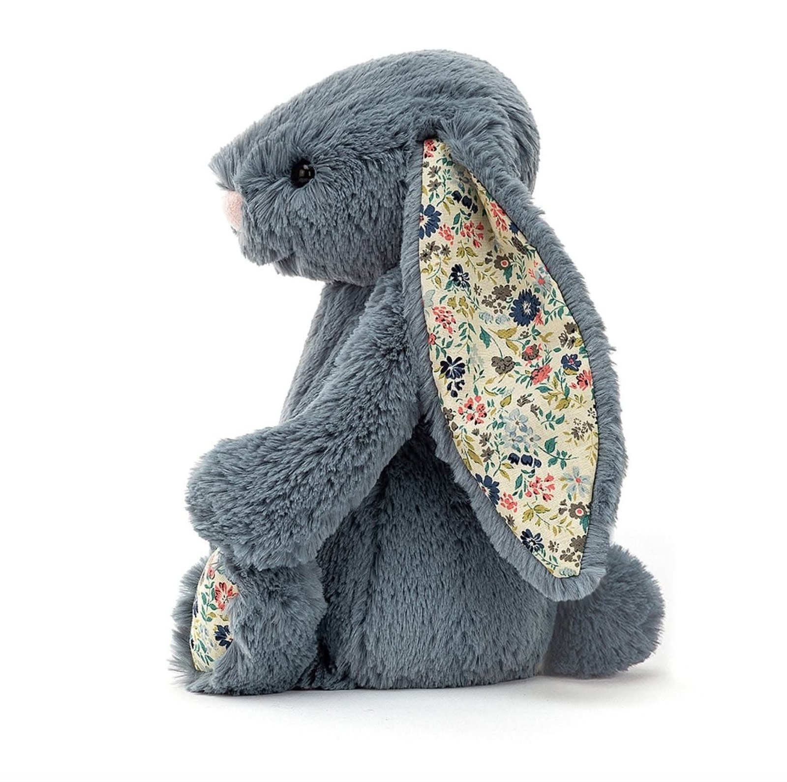 bashful blossom dusky blue bunny medium soft toy jellycat 856864 bashful blossom dusky blue bunny medium soft toy jellycat 856864