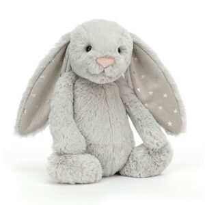 bashful shimmer bunny medium soft toy jellycat 713385 1